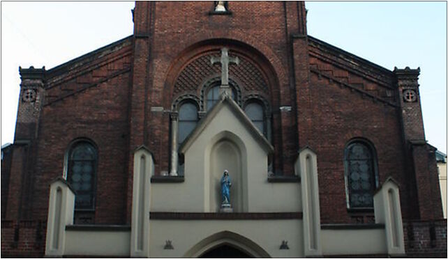 Kościół Niepokalanego Serca Najświętszej Maryi Panny w Krakowie (ul. Smoleńsk) - front 31-107 - Zdjęcia