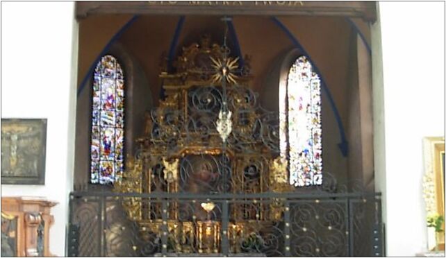 Kościół klarysek B - krata w łuku tęczowym, Gdańska 2 od 85-027 do 85-097 - Zdjęcia