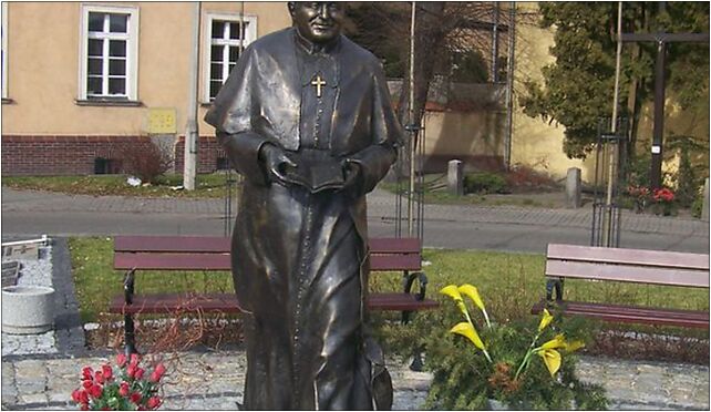 Koscian pomnik Jana Pawla II, Łąkowa, Kościan 64-000 - Zdjęcia