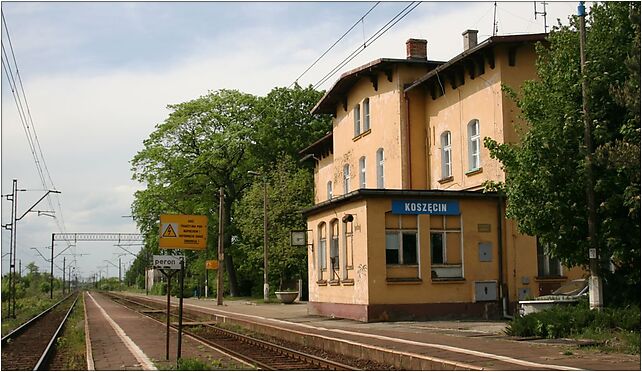 Koszęcin stacja kolejowa 10.05.09. p, Kolejowa, Koszęcin 42-286 - Zdjęcia