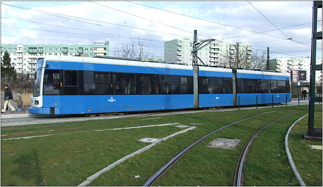 Krakov, Prądnik Biały, tramvaj Bombardier, Kraków 31-272 - Zdjęcia