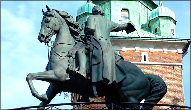 Krakov, Stare Miasto, Wawel, jezdecká socha Tadeusze Kosciuszka 31-003 - Zdjęcia