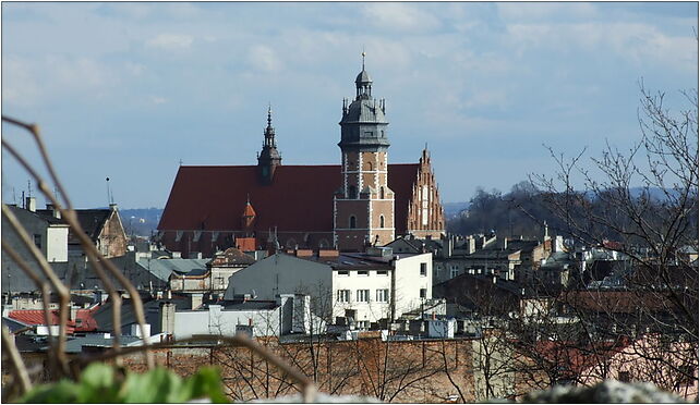 Krakov, Stare Miasto, Wawel, pohled na kostel Božího Těla 31-001 - Zdjęcia
