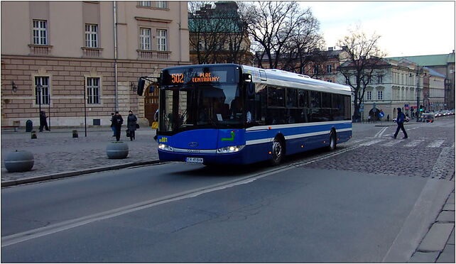 Krakov, Stare Miasto, autobus Solaris, Grodzka 64, Kraków 31-044 - Zdjęcia