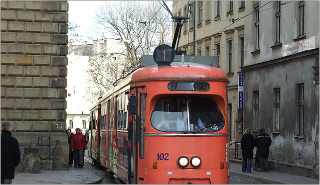 Krakov, Stare Miasto, ulice Dominikańska, tramvaj, Kraków 31-043 - Zdjęcia