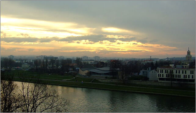 Krakov, Wawel, pohled přes řeku Vislu, Zamek Wawel, Kraków 31-001 - Zdjęcia