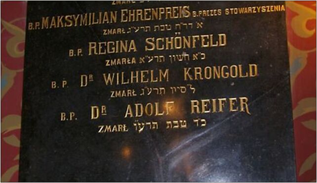 Krakow Synagoga Tempel 20071111 1123 2076, Miodowa 24, Kraków 31-055 - Zdjęcia