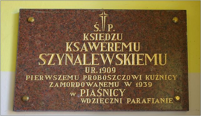 Kuźnica - Church - Ksawery Szynalewski memorial, Helska216 26 84-130 - Zdjęcia