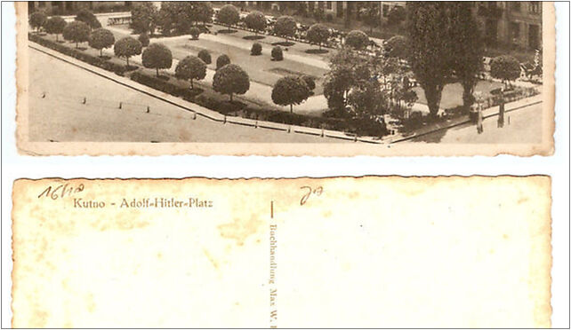 Kutno-Alofl-Hitler-Platz-postcard, Staszica 27, Kutno 99-300 - Zdjęcia