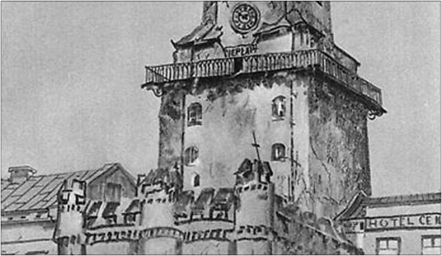 Leon Wyczółkowski - Brama Krakowska w Lublinie (1918-19), Lublin 20-115 - Zdjęcia