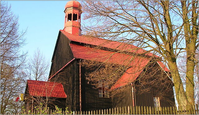 Linowiec, wooden church 1, Linówiec, Linówiec 62-436 - Zdjęcia