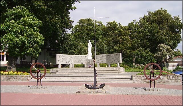 Ludziom Morza monument in Ustka Poland, Dąbrowszczaków 12, Ustka 76-270 - Zdjęcia