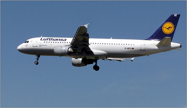 Lufthansa.a320-200.d-aipz.arp, Wieżowa, Warszawa 02-147 - Zdjęcia