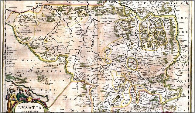 Lusatia superior mapa, Bolesława Chrobrego, Żagań 68-100 - Zdjęcia