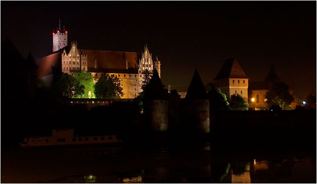 Malbork - Castle by night 02, Starościńska, Malbork 82-200 - Zdjęcia