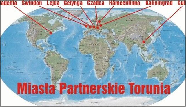 Miasta partnerskie Torunia, Pod Dębową Górą, Toruń 87-100 - Zdjęcia