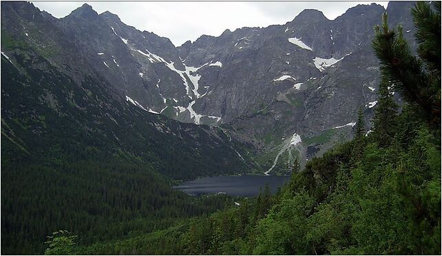 Morskie Oko ze szlaku przez Świstówkę, Schronisko Włosienica 34-530 - Zdjęcia