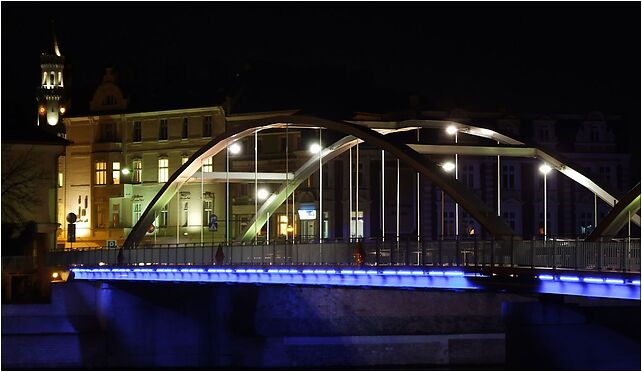 Most Piastowski nocą, Bonczyka Norberta, ks., Opole 45-081 - Zdjęcia