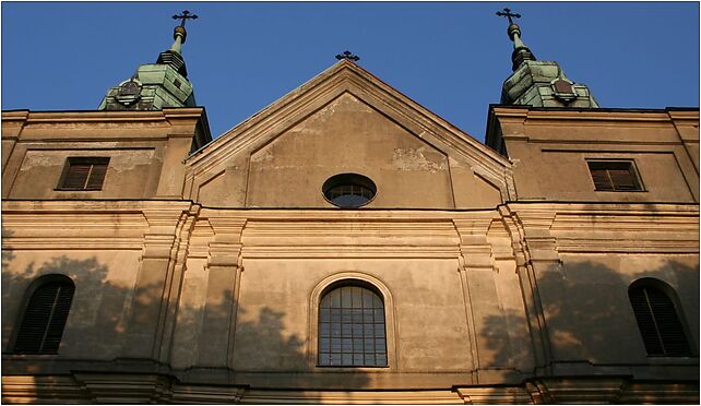 Mstów kościół fragment fasady p, Targowa 2, Wancerzów 42-244 - Zdjęcia