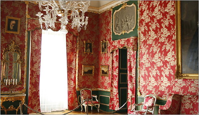 Nieborów Palace - The Red Drawing-room-1, Nieborów, Brzóstowa 99-416 - Zdjęcia