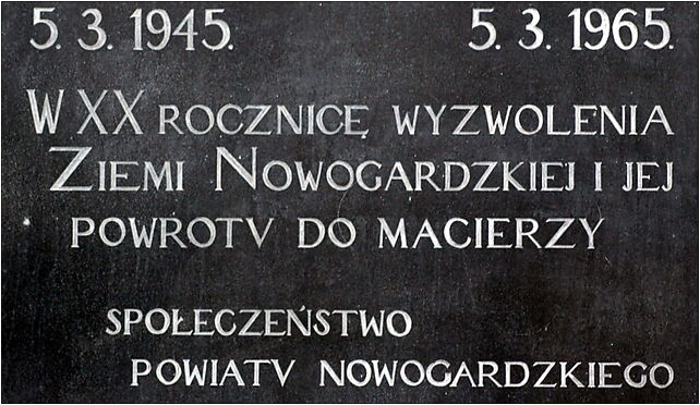 Nowogard - tablica1, Plac Wolności, Nowogard 72-200 - Zdjęcia