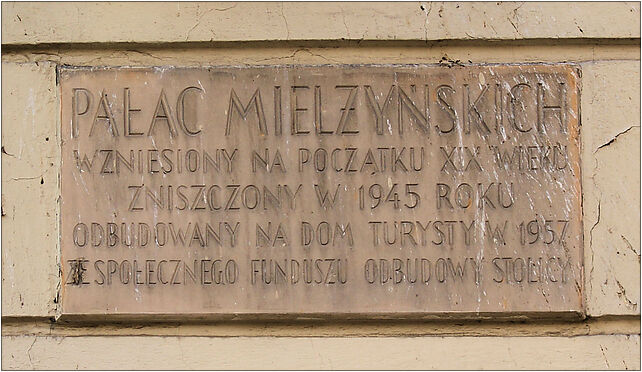 Pałac Mielżyńskich tablica, Stary Rynek 91, Poznań 61-773 - Zdjęcia