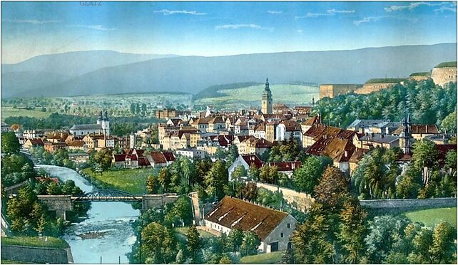 Panorma Kłodzka na początku XIX w., Kościelny, pl. 1, Kłodzko 57-300 - Zdjęcia