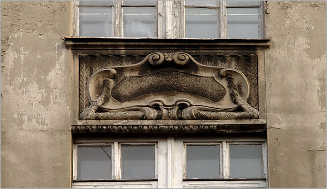 Piramowicza 6 st., tenement house detail 02, Łódź, Łódź 90-254 - Zdjęcia