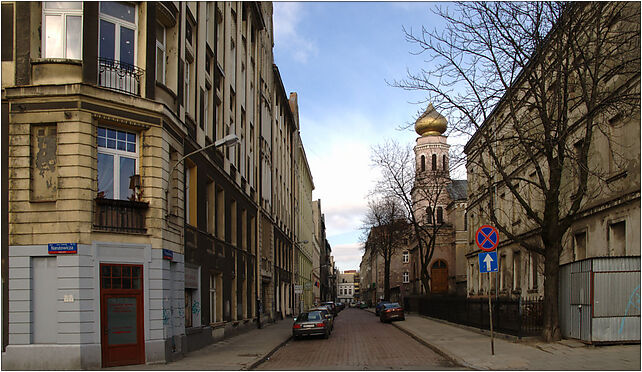 Piramowicza st., view from Narutowicza st., Łódź, Łódź 92-109 - Zdjęcia