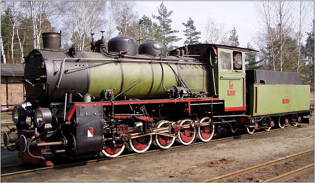 PKP class Pw53 locomotive in Rudy railway museum, Poland, Szkolna 47-430 - Zdjęcia