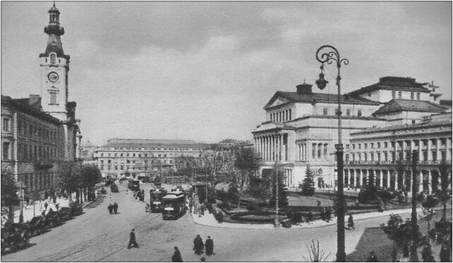 Plac Teatralny w Warszawie, 1925, Senatorska 18, Warszawa 00-082 - Zdjęcia