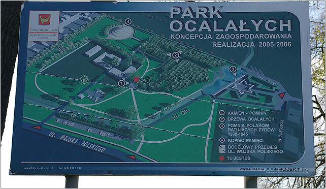 Plan Parku Ocalałych, Łódź, Wojska Polskiego, Łódź od 91-432 do 91-832 - Zdjęcia