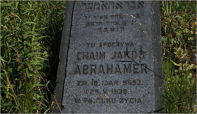 Podgorze old Jewish cemetery,last matzevah (tombstone),Krakow,Poland 30-555 - Zdjęcia