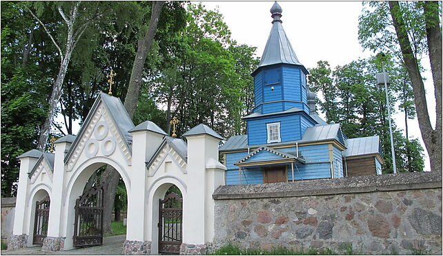 Podlaskie - Juchnowiec Kościelny - Kożany - cerkiew PKŚ - RFront,brama 16-061 - Zdjęcia
