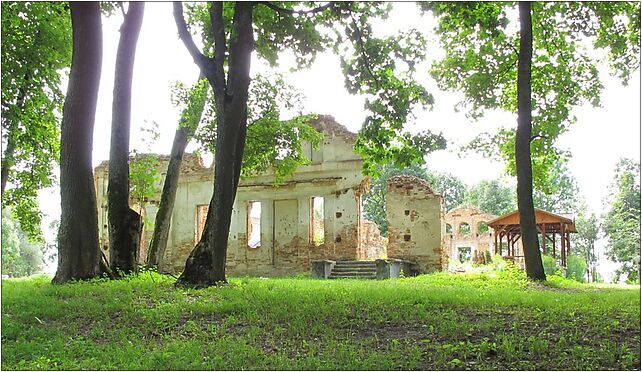 Podlaskie - Michałowo - Hieronimowo - Pałac - Ruiny - NNE (droga) 16-050 - Zdjęcia