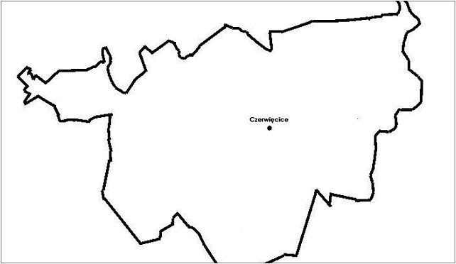 POL Map of Czerwięcice, Silesian Voivodeship, Główna 47-415 - Zdjęcia