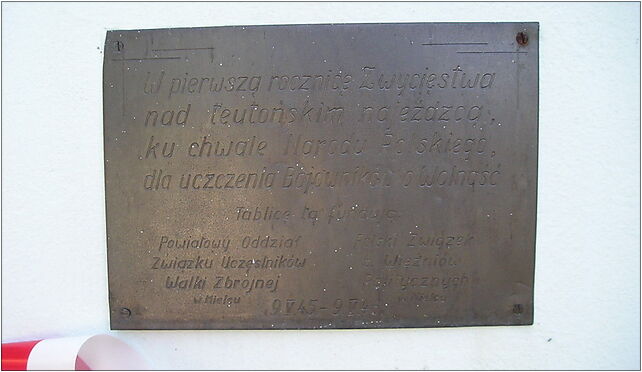Polska Mielec pomnik Kilińskiego tablica 2, Wolności 2, Mielec 39-300 - Zdjęcia