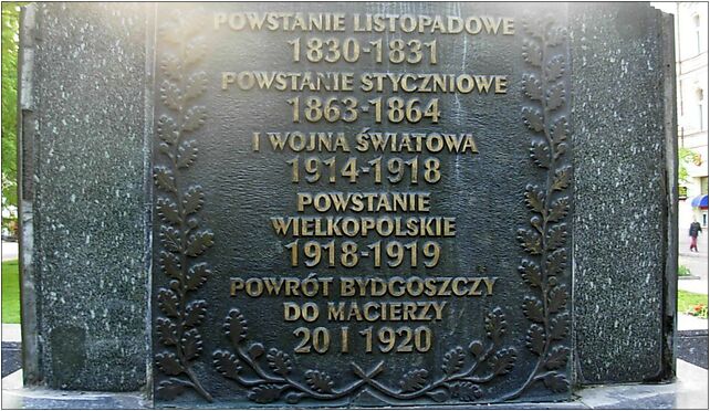 Pomnik Wolności - tablica wsch, Gdańska 25, Bydgoszcz 85-005 - Zdjęcia