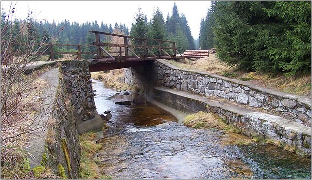 Potok Kamionek, most, Jakuszyce-Harrachov, Szklarska Poręba 58-580 - Zdjęcia