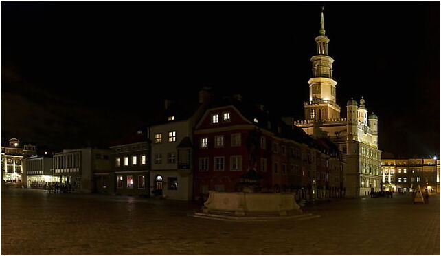 Poznan noca, Stary Rynek 42, Poznań 61-772 - Zdjęcia