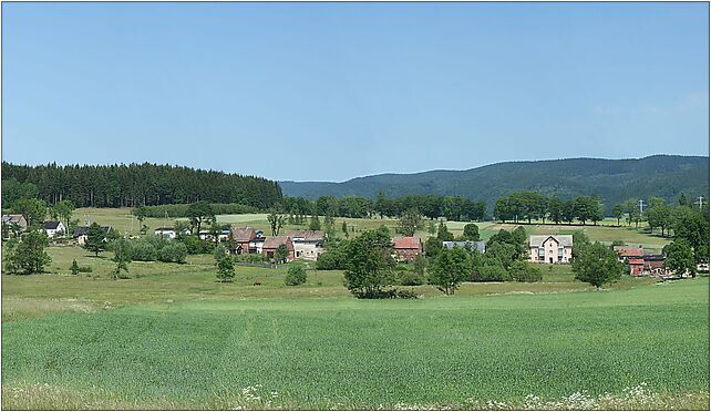 Przybkowice panorama 01, Ciechanowice, Ciechanowice 58-410 - Zdjęcia