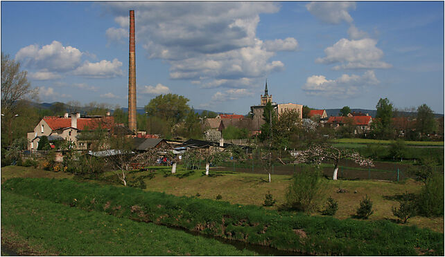 Przylek-widok z mostu na Nysie, Janowiec, Janowiec 57-255 - Zdjęcia