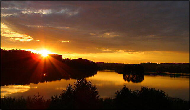 Raduń (lake)-sunset, Raduń - Zdjęcia