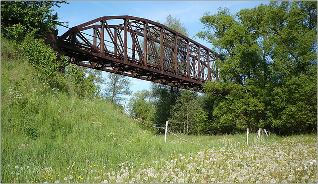 Railway bridge over Steine in Tuntschendorf from the west 57-408 - Zdjęcia