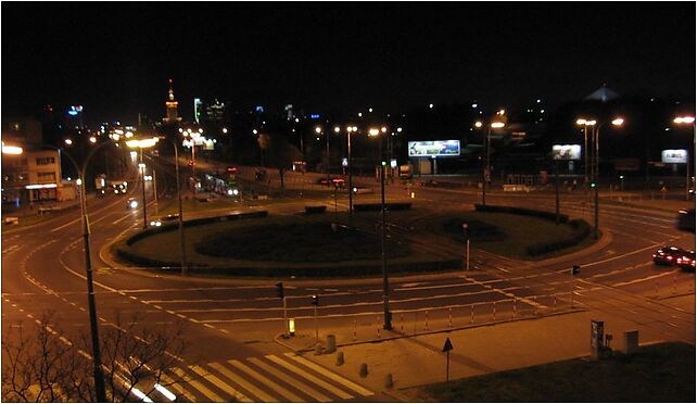 Rondo Waszyngtona nocą, Francuska, Warszawa od 03-905 do 03-906 - Zdjęcia