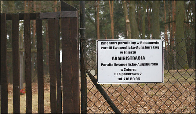 Rosanow cemetery info board, Smutna, Rosanów 95-100 - Zdjęcia