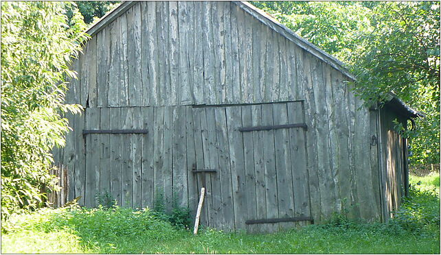 Rostki - Old, wood barn, Rostki, Rostki 07-405 - Zdjęcia