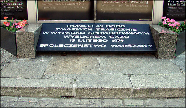 Rotunda memorial plate Warsaw, Marszałkowska 100/102, Warszawa 00-026 - Zdjęcia