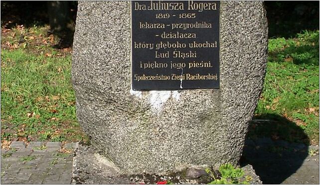 Rudy - Obelisk ku czci Juliusza Rogera, Raciborska919 12, Rudy 47-430 - Zdjęcia