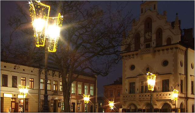 Rzeszów, centrum města, Rynek, lampa a radnice, Rynek 20, Rzeszów 35-064 - Zdjęcia